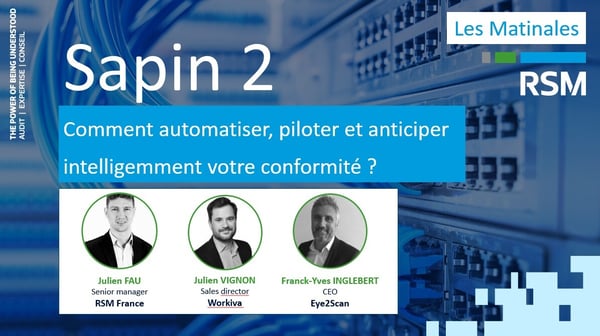 Webinaire RSM France, Workiva 2 Eye2Scan