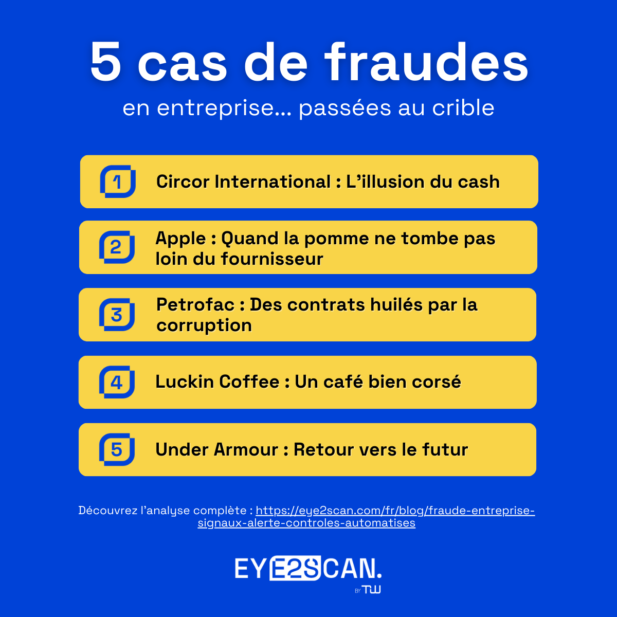 5 cas réels de fraude en entreprise : les contrôles qui auraient permis une détection plus rapide 